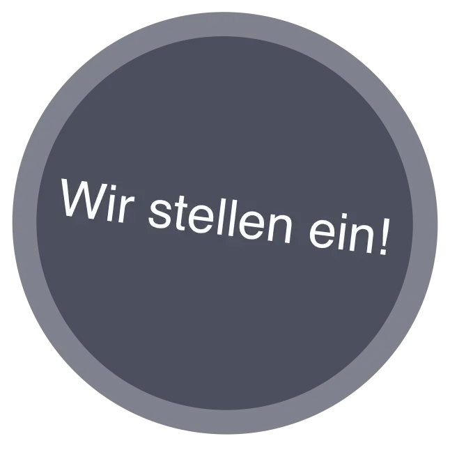 Button "Wir stellen ein"